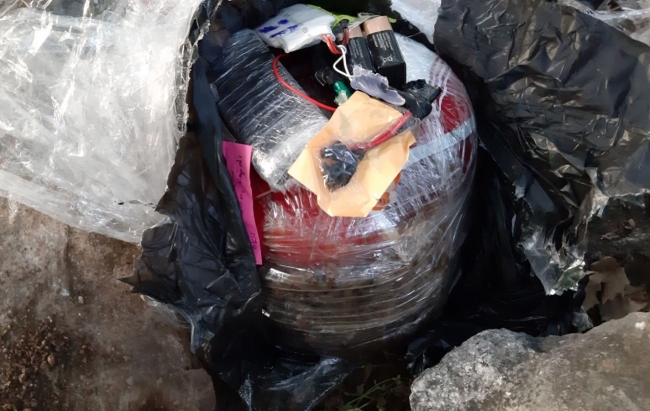 Terör örgütünün bombalı saldırı planını polis bozdu