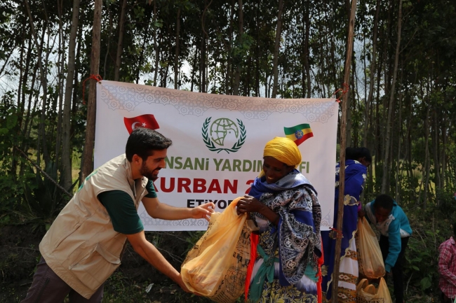 Bayramda yüzleri gülen Etiyopyalılardan Türkiye'ye teşekkür