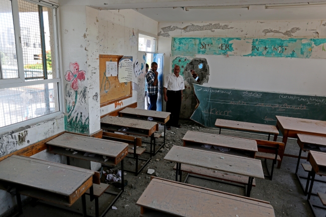 İsrail'in Han Yunus'taki okulu hedef almasına tepki