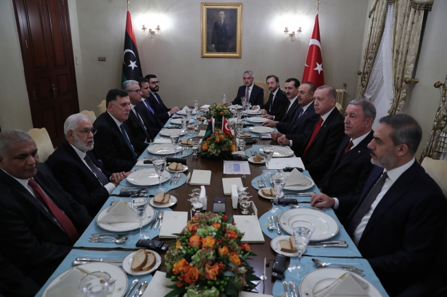 Libya ile Türkiye arasında 27 Kasım 2019'da iki mutabakat imzalandı. Fotoğraf: AA