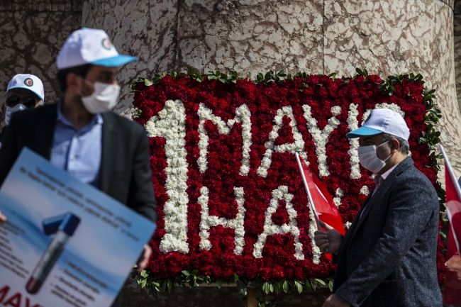 Uyarılara rağmen Taksim'e yürümek isteyen 15 kişi gözaltına alındı
