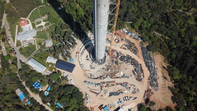 İstanbul'un sembolü olacak Çamlıca Kulesi'nde sona yaklaşılıyor