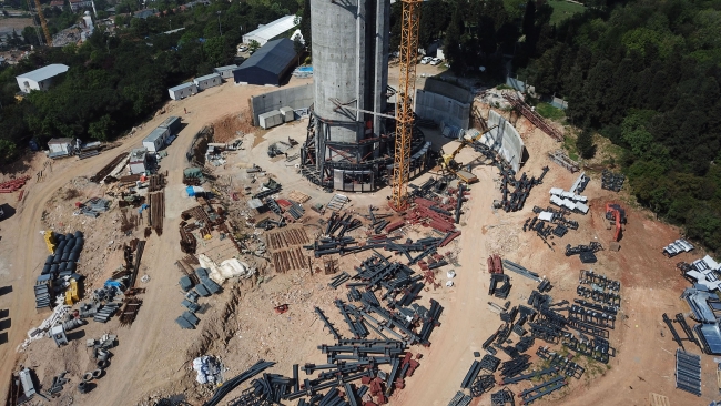 İstanbul'un sembolü olacak Çamlıca Kulesi'nde sona yaklaşılıyor