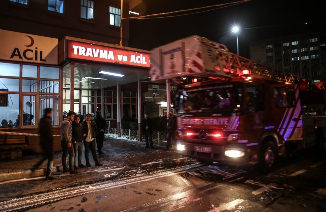 İstanbul Çapa Tıp Fakültesi Acil Servisi'nde yangın