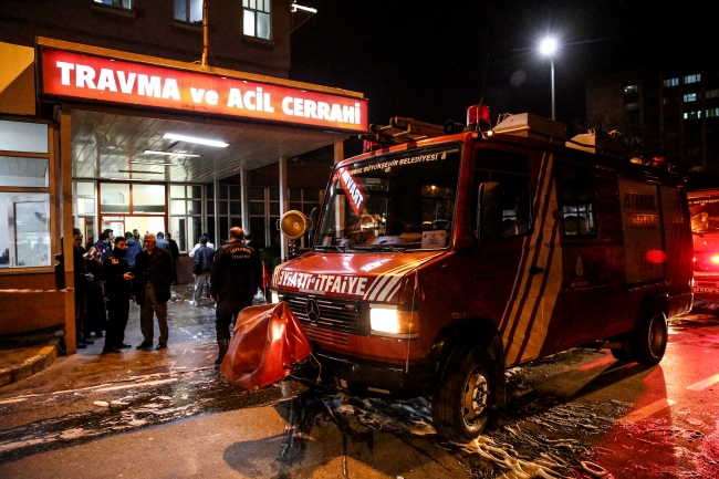 İstanbul Çapa Tıp Fakültesi Acil Servisi'nde yangın