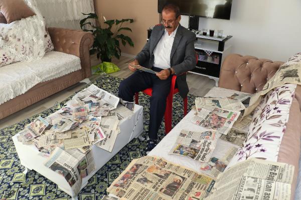 42 yıldır "acı haber" kupürü biriktiriyor