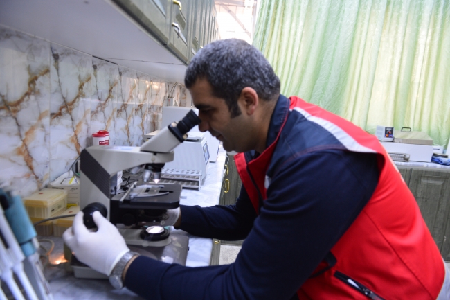 Teröristlerin kaçarken zarar verdiği Rasulayn Hastanesi ayağa kaldırıldı