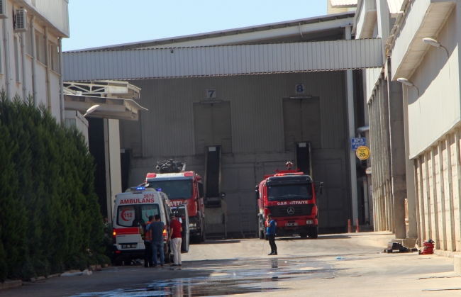 Gaziantep'te fabrika yangını