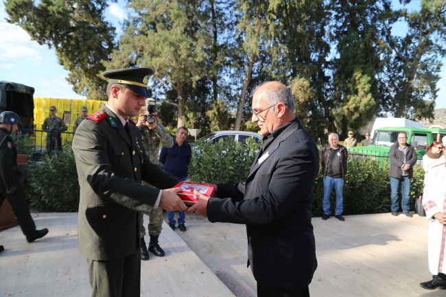 1964'te katledilen Kıbrıs şehidi için cenaze töreni düzenlendi