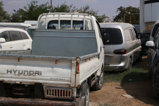 Türkiye'den çalınan araçlar Suriye'de bulundu