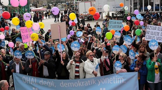 CHP'den OHAL protestosu