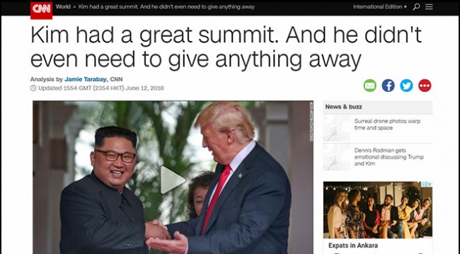 ABD medyası Trump-Kim uzlaşmasına 'temkinli'