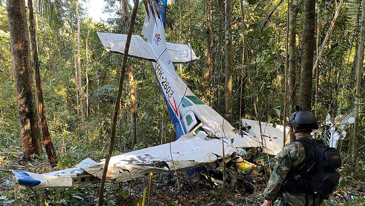 4 children found alive in small plane crashed 40 days ago in Colombia