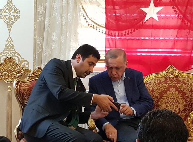 Cumhurbaşkanı Erdoğan'dan Yıldız'a taziye ziyareti