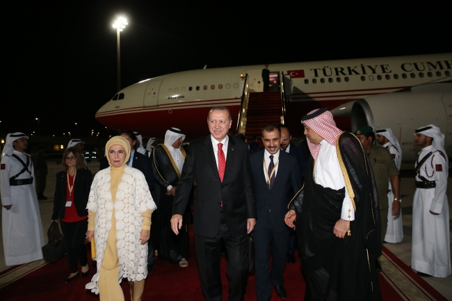 Cumhurbaşkanı Erdoğan, Katar'da