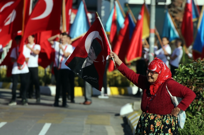 Cumhuriyetin 95. yılı kutlandı