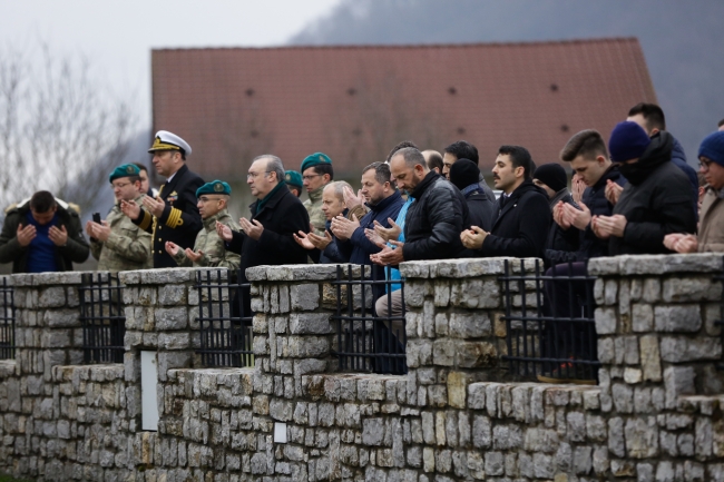 Bosna Hersek'teki Türk Şehitliğinde anma töreni