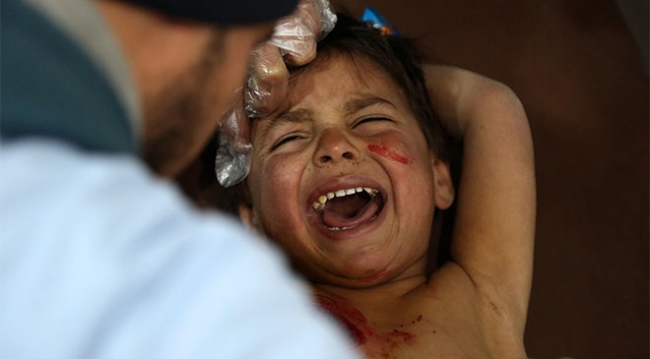 Doğu Guta'da bir günde 100'e yakın sivil katledildi