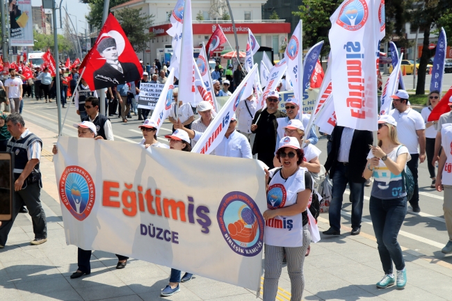 1 Mayıs yurt genelinde coşkuyla kutlandı