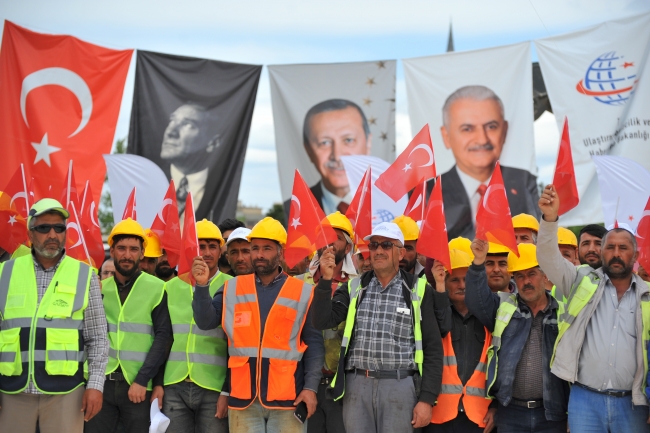 Gaziantep'in raylı sistemi GAZİRAY'ın temeli atıldı