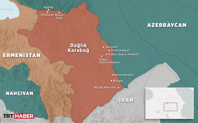 Azerbaycan Ermenistan'a ait 400'den fazla hedefi ateş altına aldı