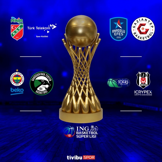 Basketbol Süper Ligi'nde play-off heyecanı yaşanacak