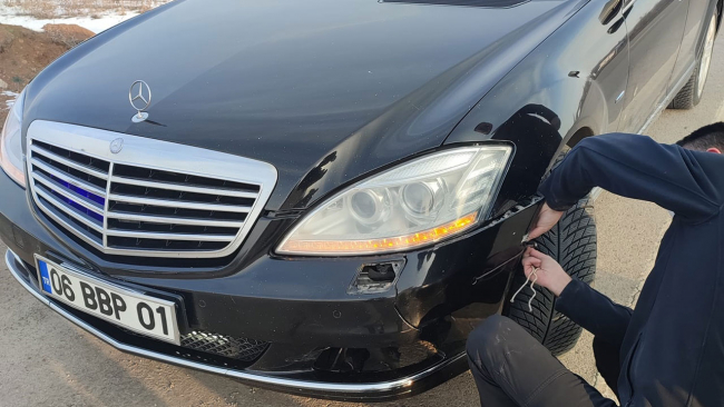 BBP Genel Başkanı Destici'nin içinde bulunduğu araç kaza yaptı