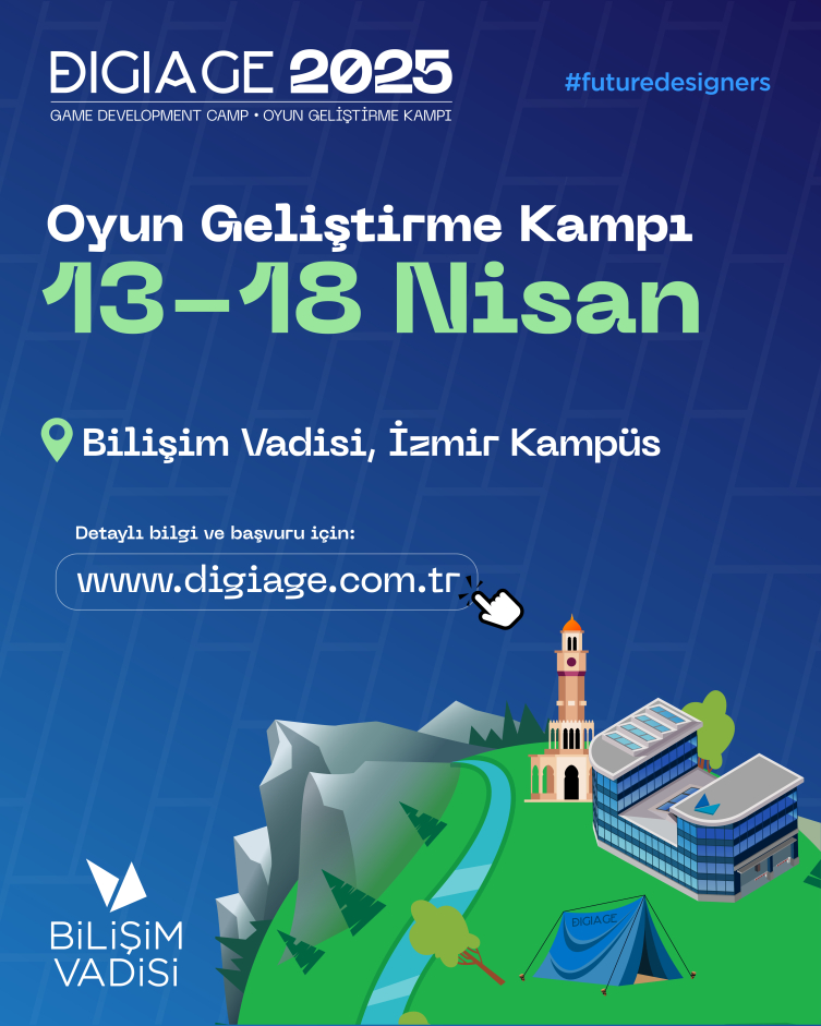 Bilişim Vadisi DIGIAGE 9. Oyun Geliştirme Kampı 2025 başlıyor