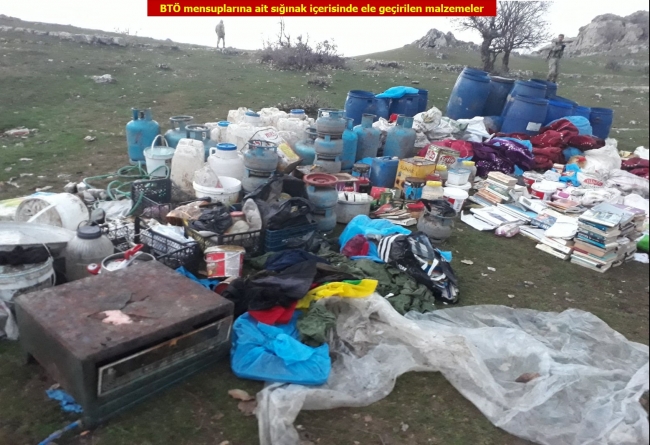 Diyarbakır’da PKK’ya ait 3 sığınak imha edildi