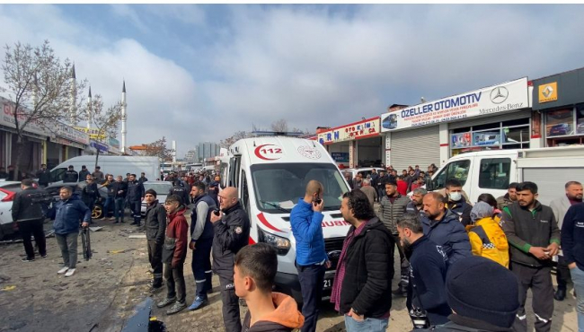 Diyarbakır'da sanayi sitesinde patlama: 5'i ağır 10 yaralı