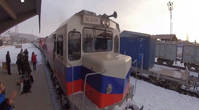 Doğu Ekspresi yolculuğundan eşsiz görüntüler