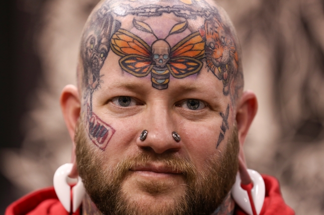 Dövme meraklıları Chicago'daki etkinlikte buluştu