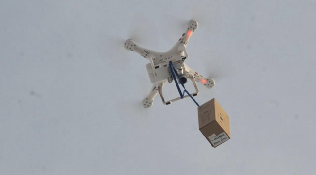 Şebeke sorununu 'drone' ile çözdüler