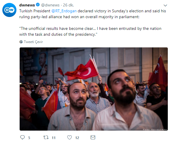 Seçim dünya basınında ses getirdi