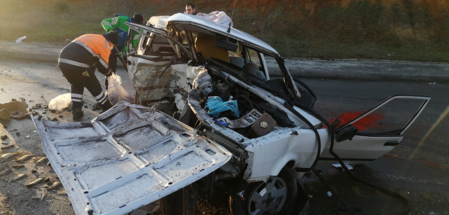 Arnavutköy’de trafik kazası:1 ölü, 3 yaralı