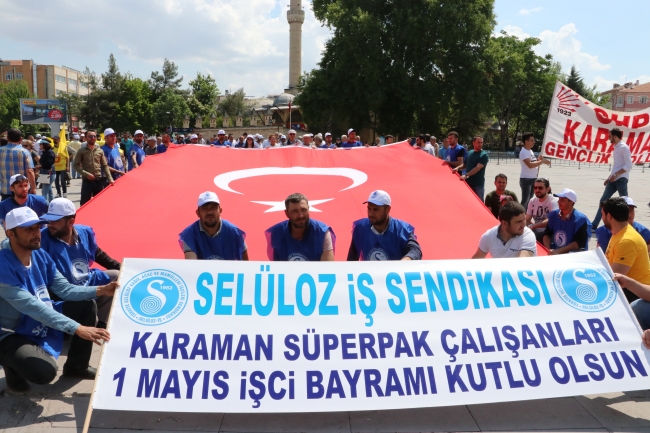 1 Mayıs yurt genelinde coşkuyla kutlandı