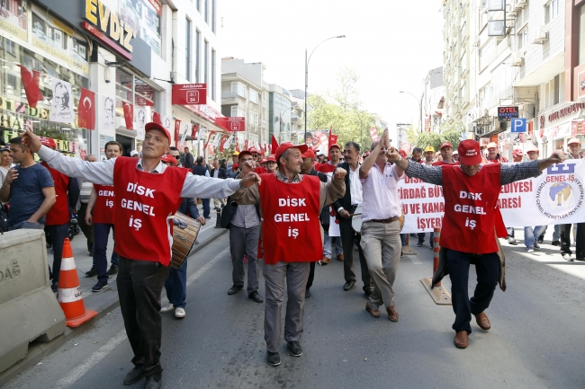 1 Mayıs yurt genelinde coşkuyla kutlandı