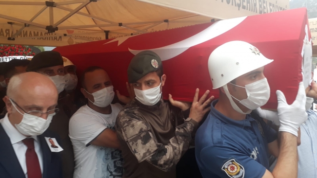 Şehit özel harekat polisi Gül son yolculuğuna uğurlandı