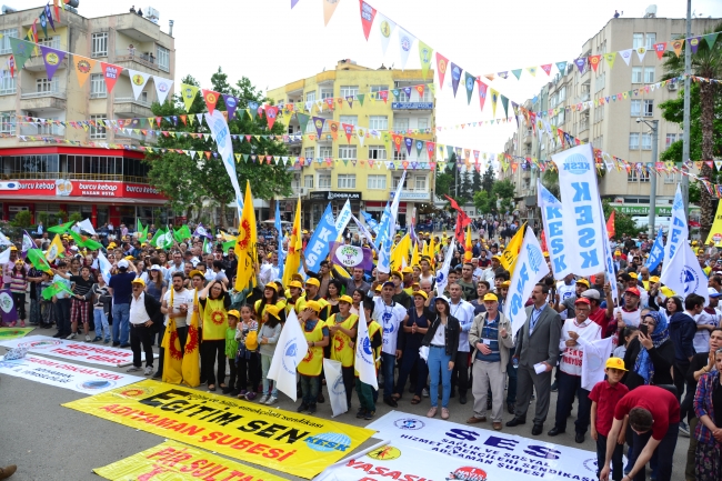 1 Mayıs yurt genelinde coşkuyla kutlandı