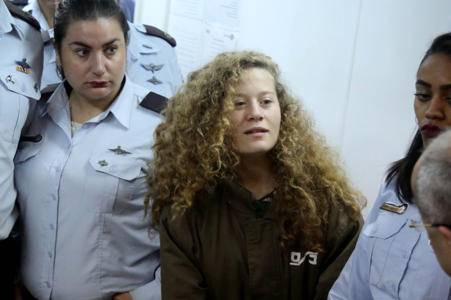 İsrail, Filistinli Temimi'nin gözaltı süresini 5 gün daha uzattı