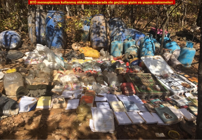 Diyarbakır'da PKK'lı teröristlere ait 13 sığınak imha edildi