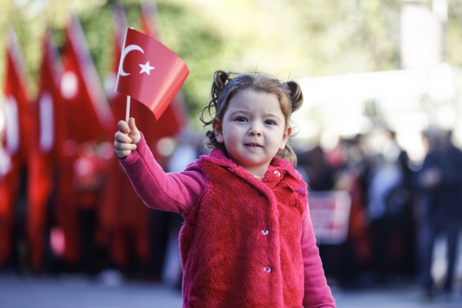 Cumhuriyetin 95. yılı kutlandı