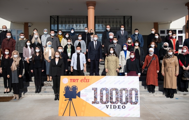 TRT EBA TV'de 10 bin ders videosuyla rekora imza atıldı