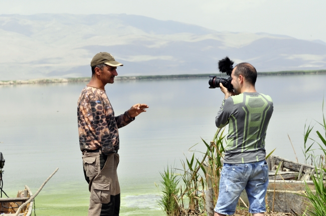 Doğa harikası Eber Gölü'nün korunması için belgesel çekilecek