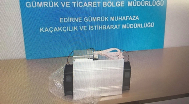 Kapıkule'de "Bitcoin" operasyonu