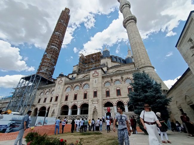 Turistler Edirne'ye bayramda akın etti