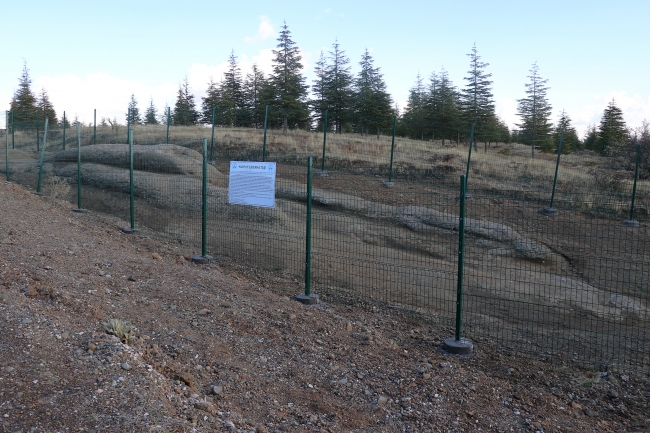 Efsanevi "Ejderha Taşı"nda define arayan 3 kişi drone ile yakalandı