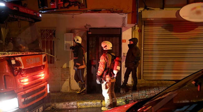 Doğalgaz kutusunda çıkan yangın sızıntıya neden oldu