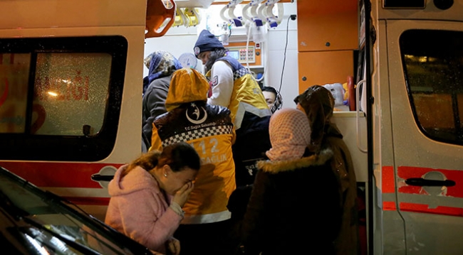 Doğalgaz kutusunda çıkan yangın sızıntıya neden oldu