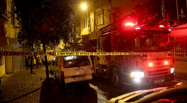 Doğalgaz kutusunda çıkan yangın sızıntıya neden oldu